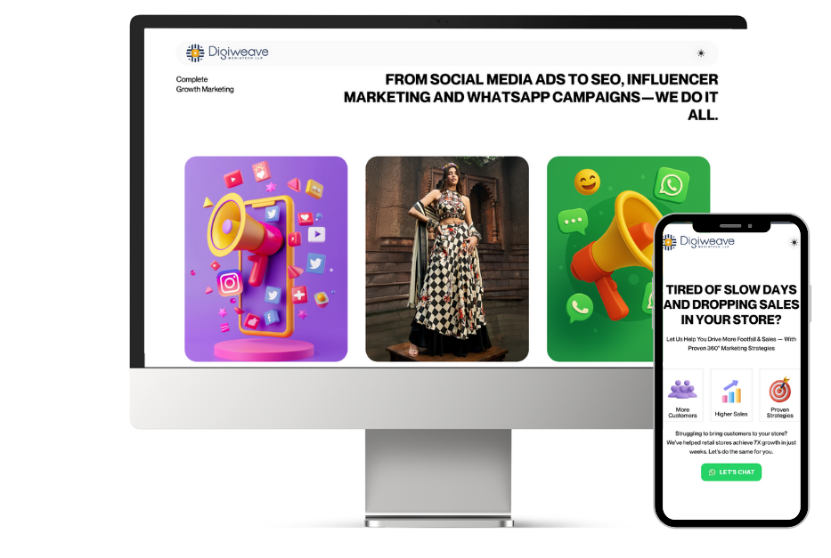 Digiweave Mediatech — Digital Marketing Agency Landing Page