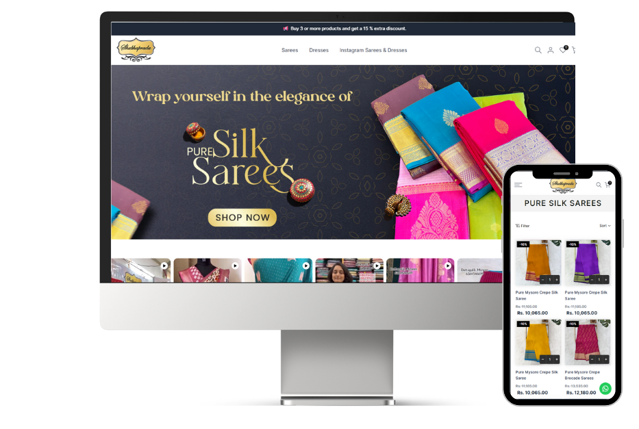 Shubhaprada Sarees — Shopify Silk Saree Ecommerce Store